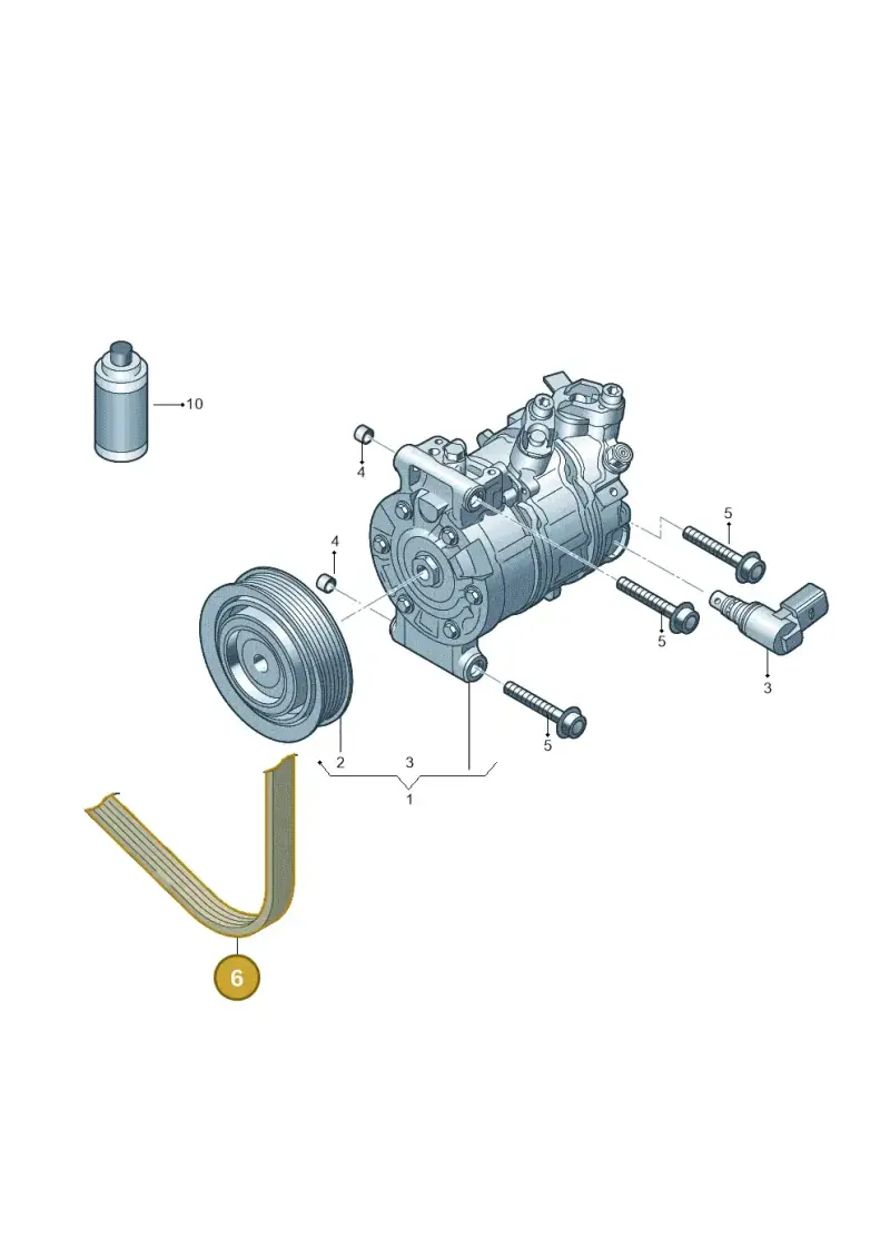 03F260849A — Volkswagen Beetle (2016-2019) diagram 439260050, position 6