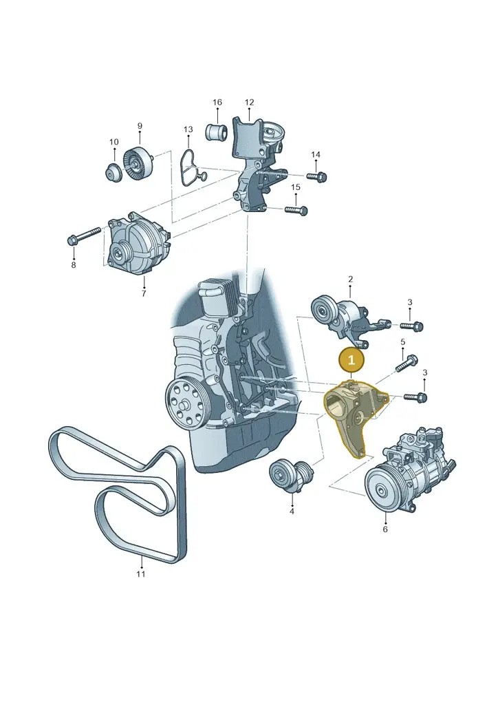 03F260885 — Volkswagen Beetle (2016-2019) diagram 672903150, position 1