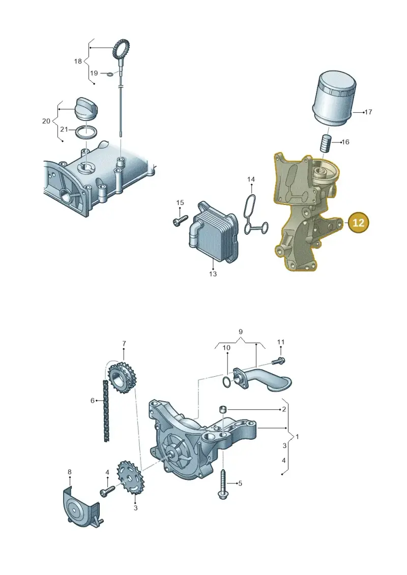 03F903141F — Volkswagen Beetle (2016-2019) diagram 649115010, position 12