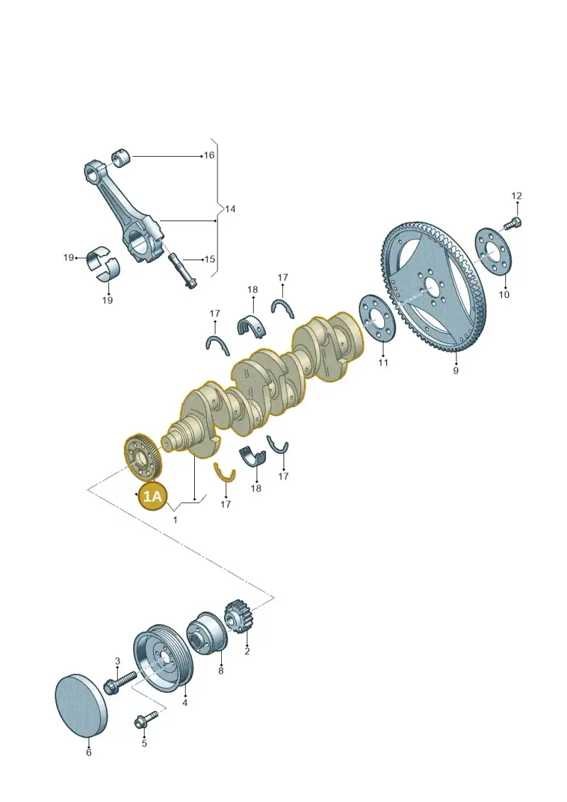 03G105212D — Volkswagen Amarok twin cab (2022-) diagram 749105630, position 1A