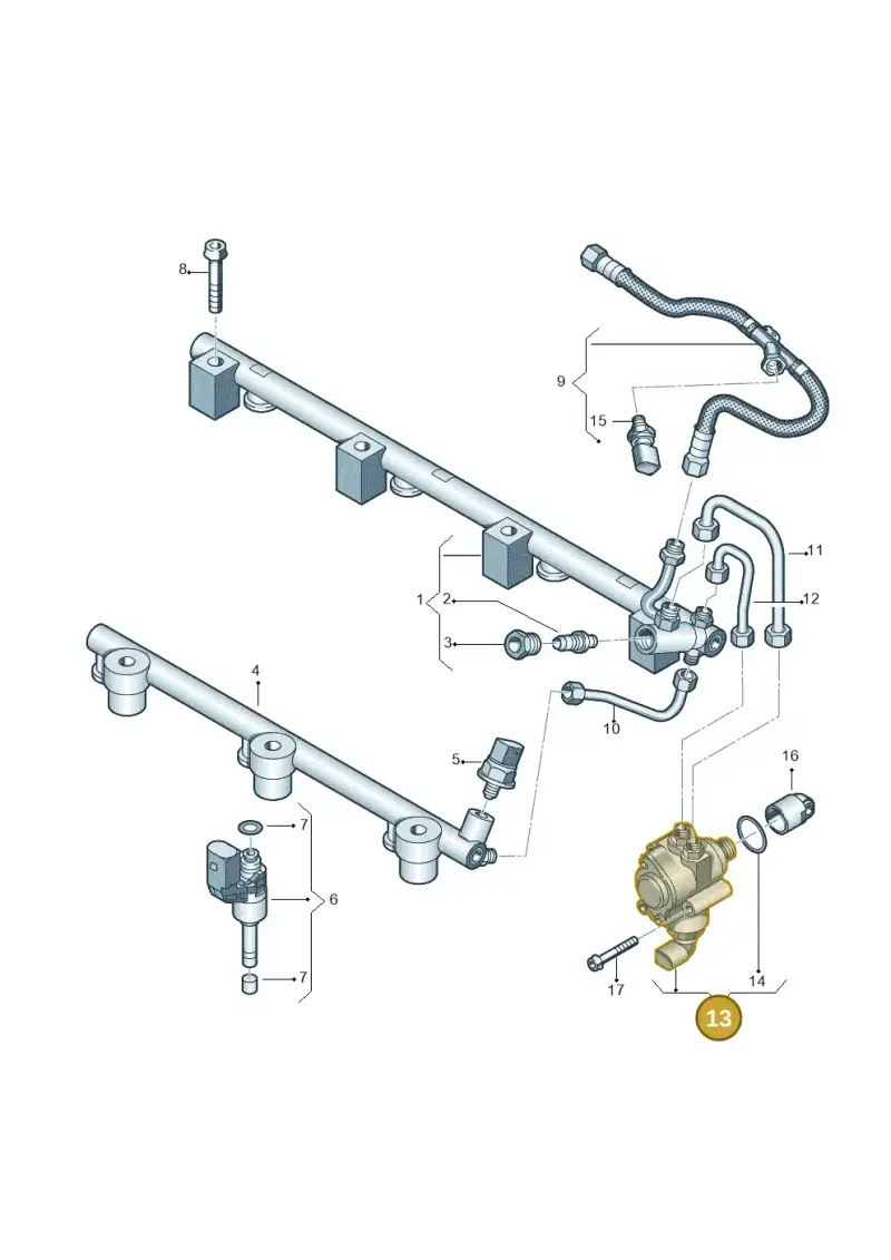 03H127025C — Volkswagen Touareg                08> (2007-) diagram 616133920, position 13