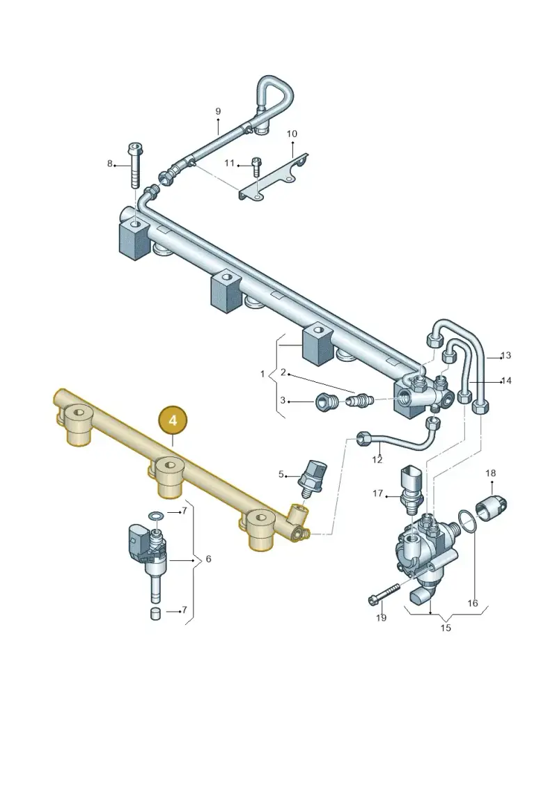 03H133317B — Volkswagen Passat/4Motion (2005-2007) diagram 460133900, position 4