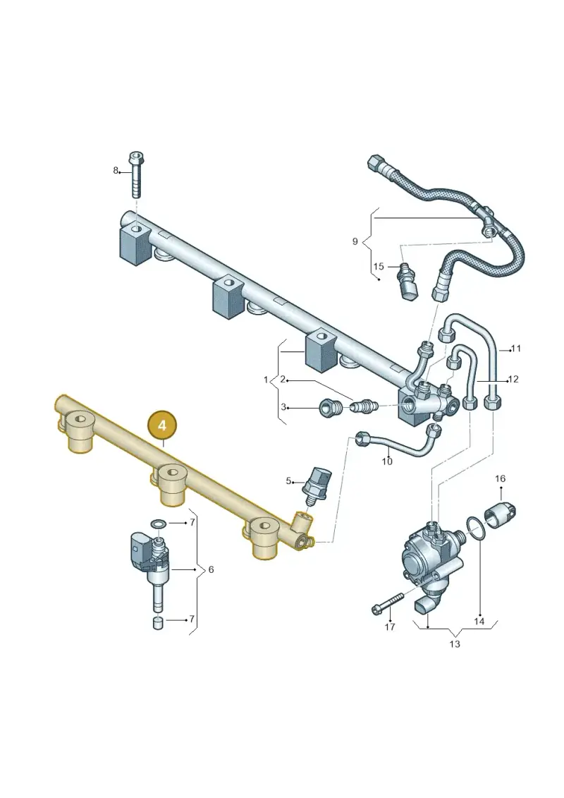 03H133317B — Volkswagen Touareg                08> (2007-) diagram 616133920, position 4