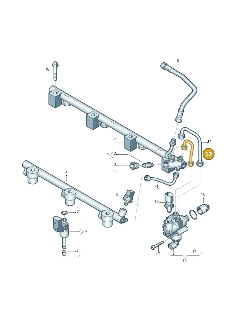 03H133321 — Volkswagen Touareg (2005-2006) diagram 478133920, position 12