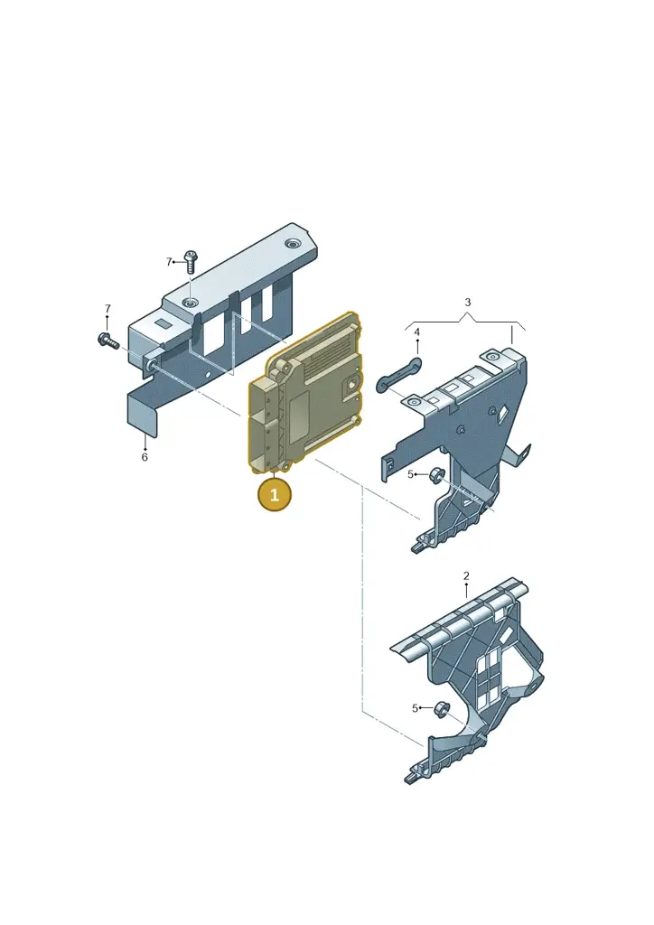 03H906026J3CN — Volkswagen Atlas (2016-2023) diagram 829906220, position 1