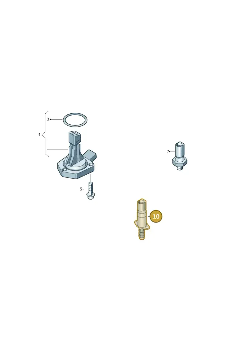 03H906455 — Volkswagen Passat CC (2011-2016) diagram 702919600, position 10