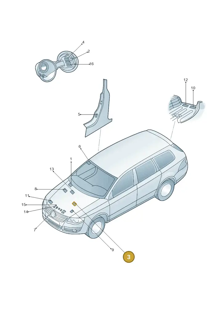 03L010827K — Volkswagen Jetta variant (2009-2014) diagram 684010000, position 3