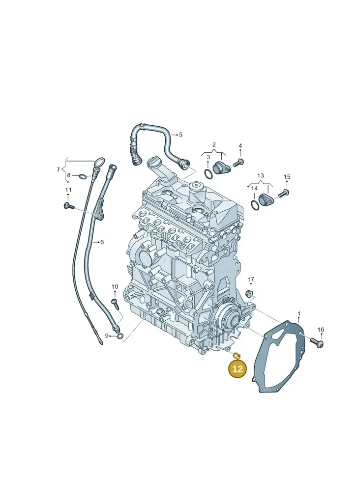03L103139 — Volkswagen MAN TGE 55 (2016-2021) diagram 807103990, position 12