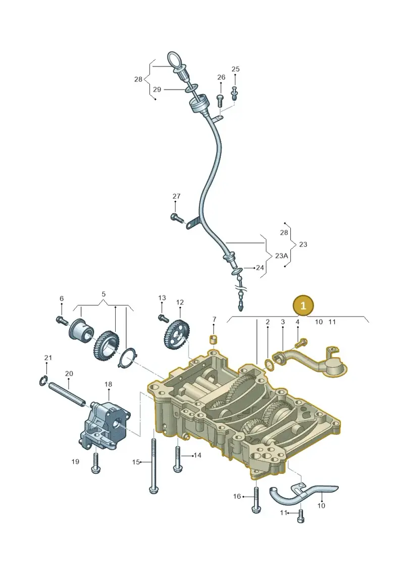 03L103295E — Volkswagen Amarok (2022-) diagram 679115400, position 1