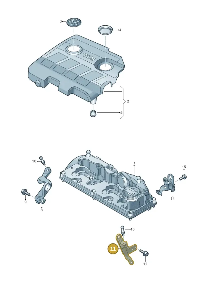 03L103369AN — Volkswagen Ameo 1,0 (2016-2020) diagram 649103800, position 11
