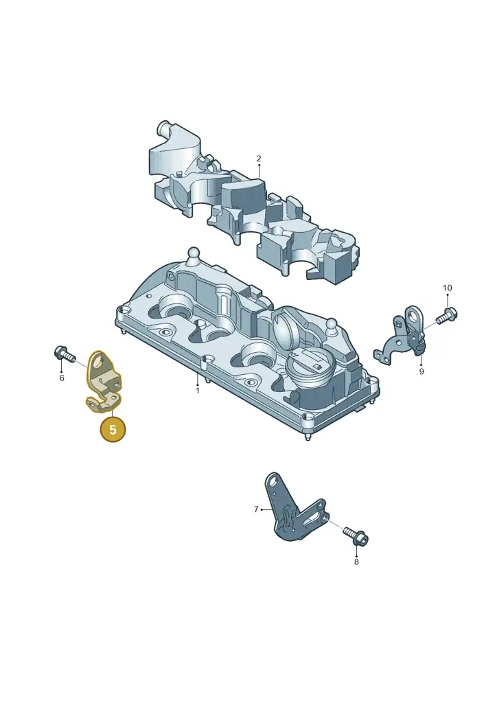 03L103390N — Volkswagen Caravelle (2015-2019) diagram 679103800, position 5
