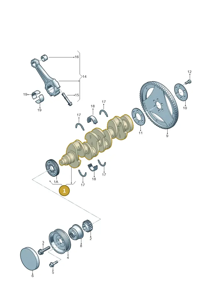 03L105021G — Volkswagen Amarok twin cab (2022-) diagram 749105630, position 1