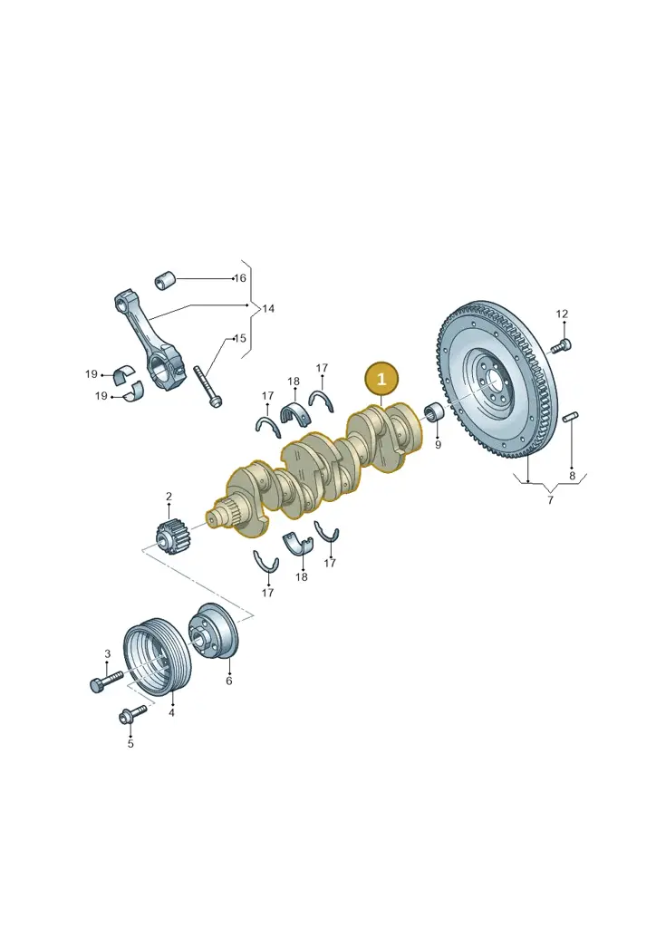 03L105021H — Volkswagen Amarok twin cab (2022-) diagram 749105500, position 1