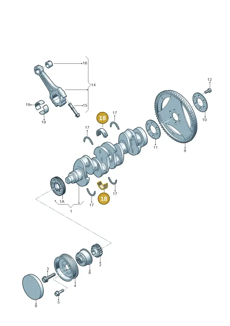 03L105591 — Volkswagen Amarok twin cab (2022-) diagram 749105630, position 18
