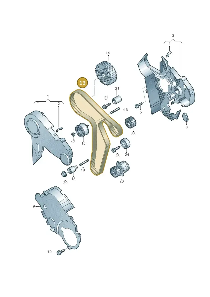 03L109119E — Volkswagen Amarok twin cab (2016-2022) diagram 894109700, position 13