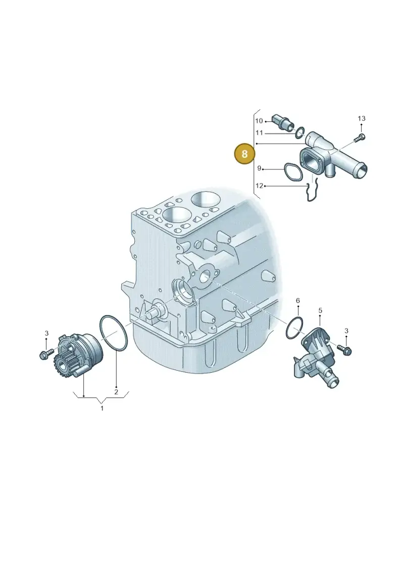 03L121131M — Volkswagen Amarok twin cab (2022-) diagram 683121100, position 8