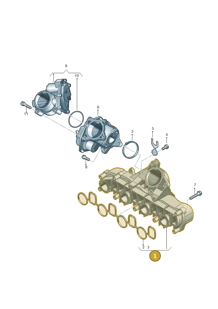 03L129711AS — Volkswagen Amarok twin cab (2022-) diagram 722129500, position 1