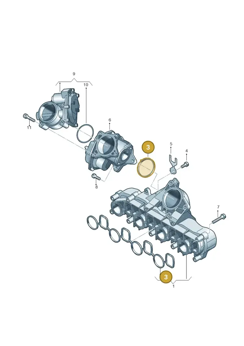 03L129795 — Volkswagen Amarok twin cab (2022-) diagram 722129500, position 3