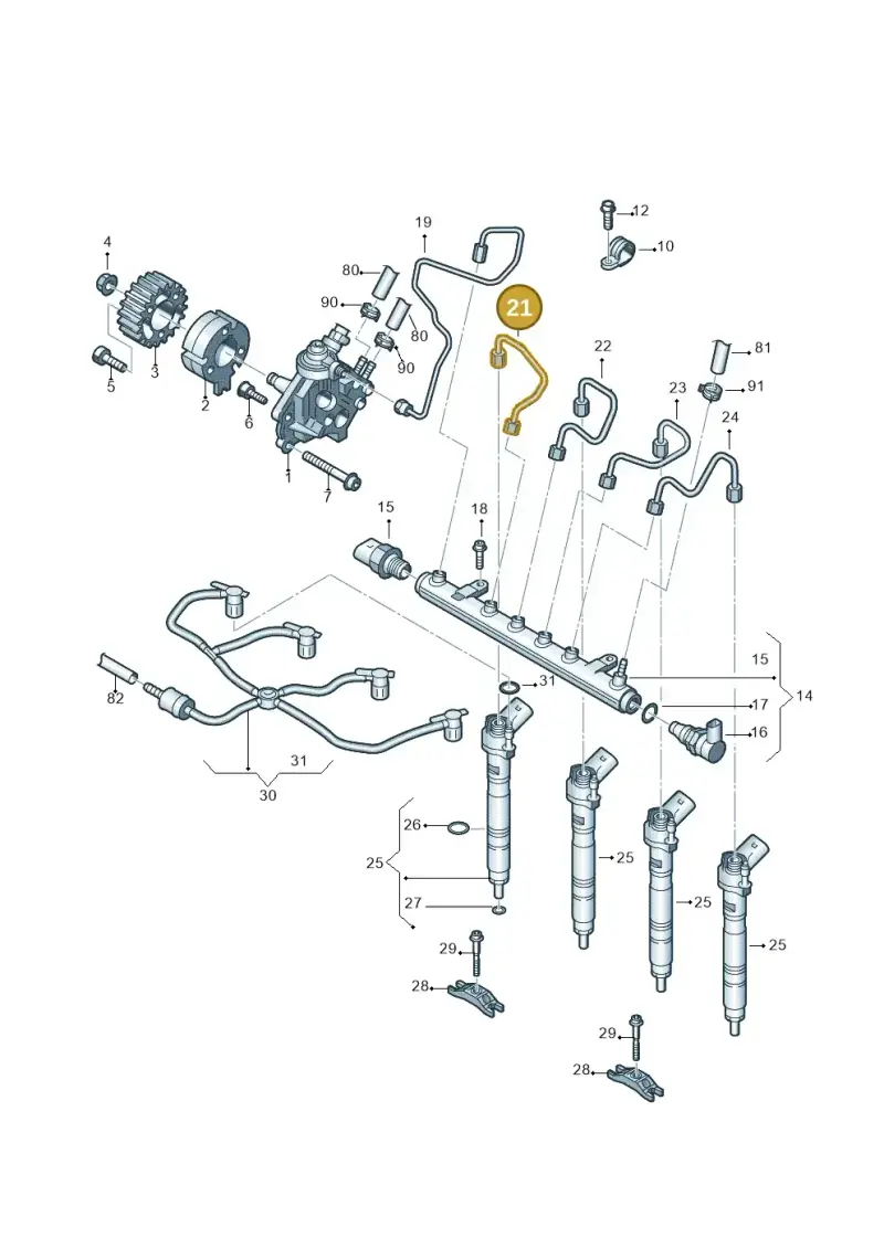 03L130301AR — Volkswagen Amarok twin cab (2022-) diagram 683130450, position 21