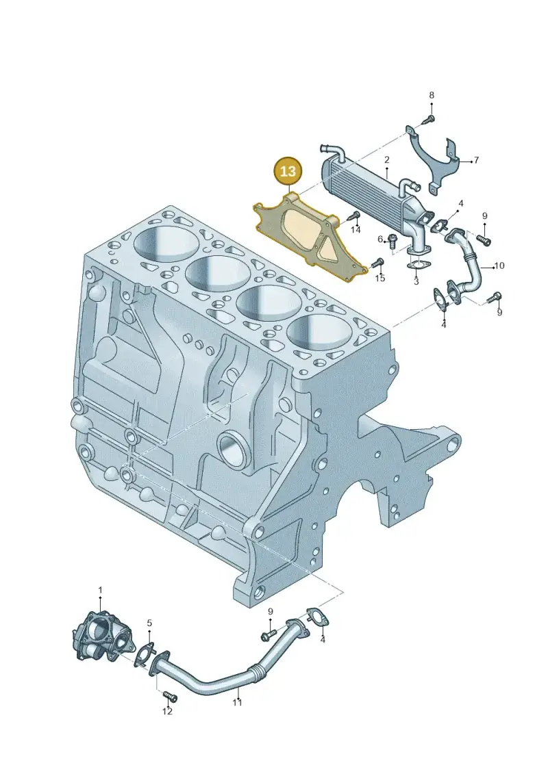 03L131535E — Volkswagen Amarok twin cab (2022-) diagram 722131300, position 13