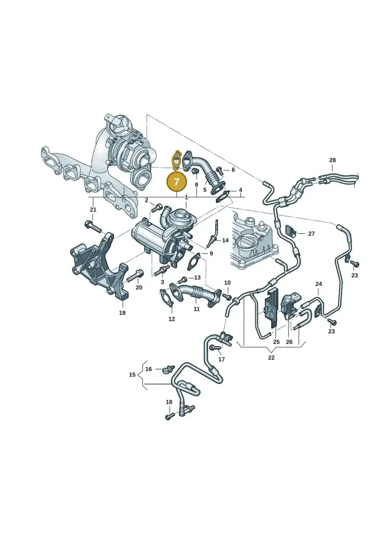 03L131547L — Volkswagen Caddy Maxi Kombi (2020-2024) diagram 2ka131110, position 7