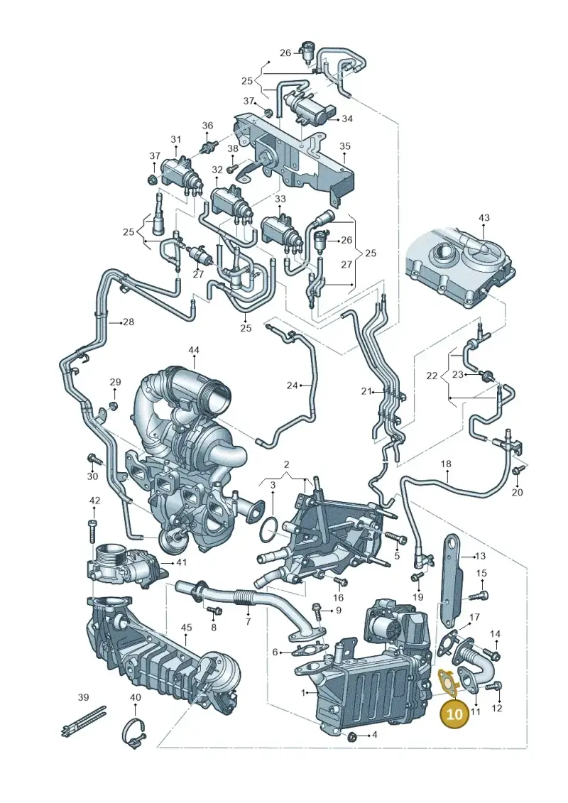 03L131547P — Volkswagen MAN TGE 55 (2016-2021) diagram 806131600, position 10