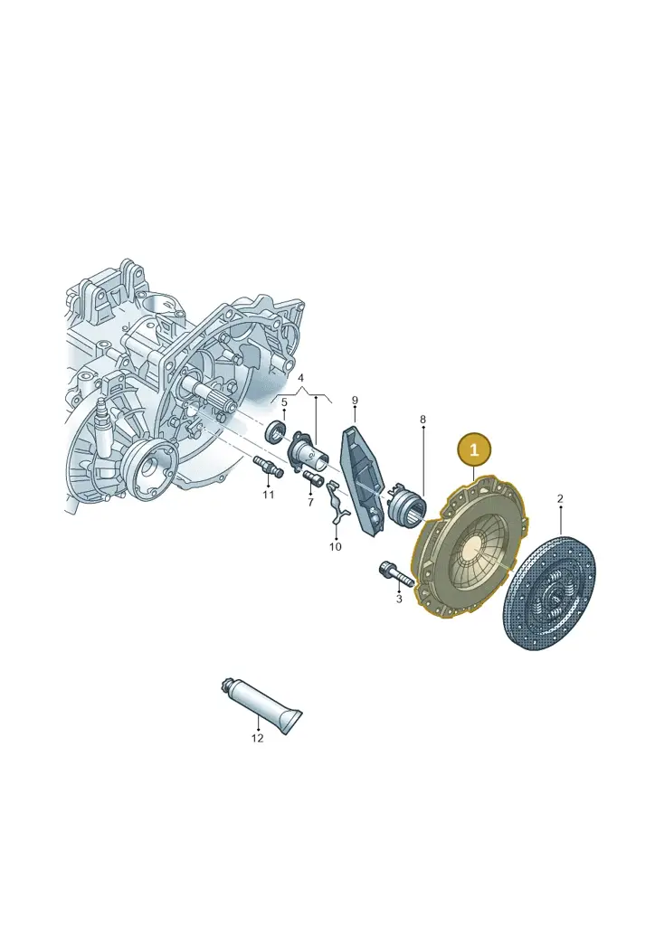 03L141026G — Volkswagen Ameo 1,0 (2016-2020) diagram 883141400, position 1