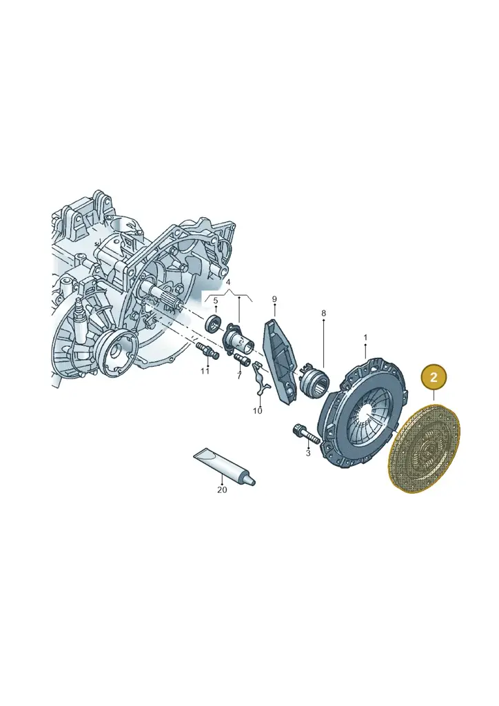 03L141032G — Volkswagen Caddy kombi (2015-2020) diagram 866141300, position 2