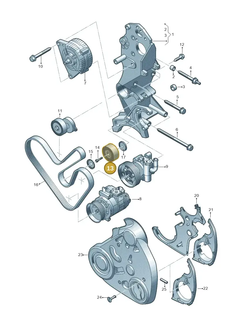 03L145276C — Volkswagen Amarok twin cab (2022-) diagram 749903600, position 13