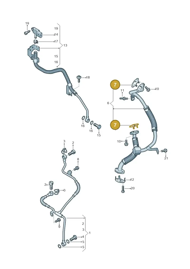 03L145757F — Volkswagen MAN TGE 55 (2016-2021) diagram 806145020, position 7