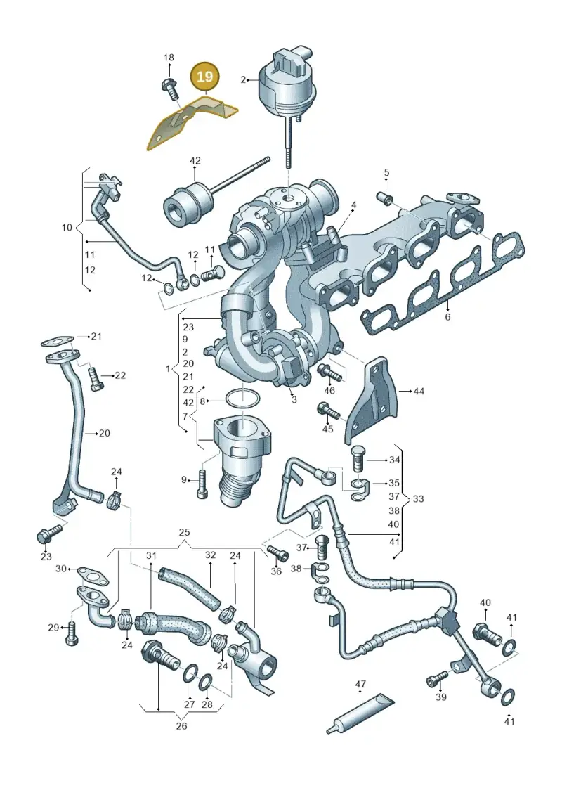 03L145811D — Volkswagen Amarok twin cab (2022-) diagram 683145650, position 19