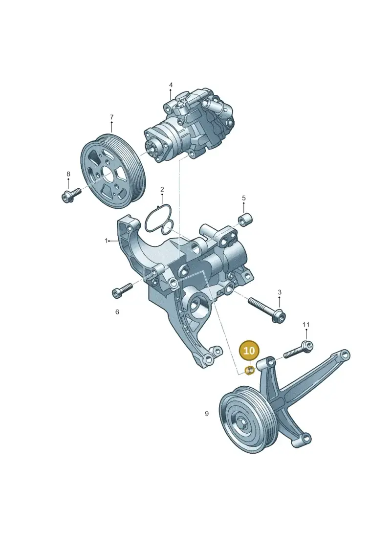 03L260817 — Volkswagen Amarok twin cab (2022-) diagram 894145030, position 10