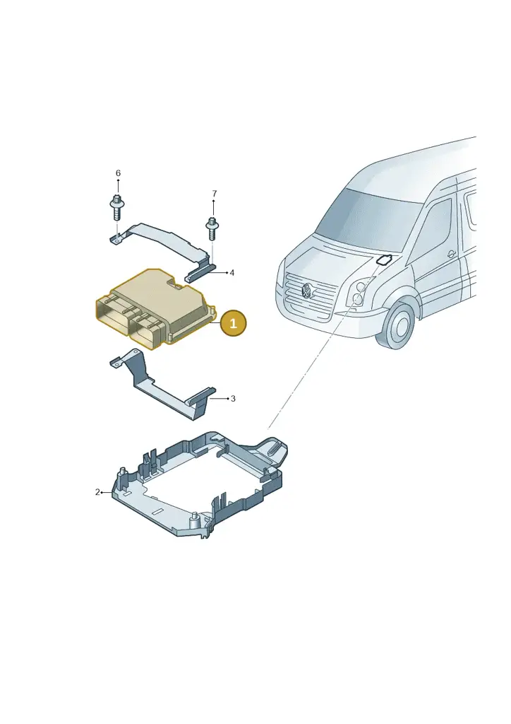 03L906012DF — Volkswagen Crafter 35 panel (2011-2016) diagram 722906200, position 1
