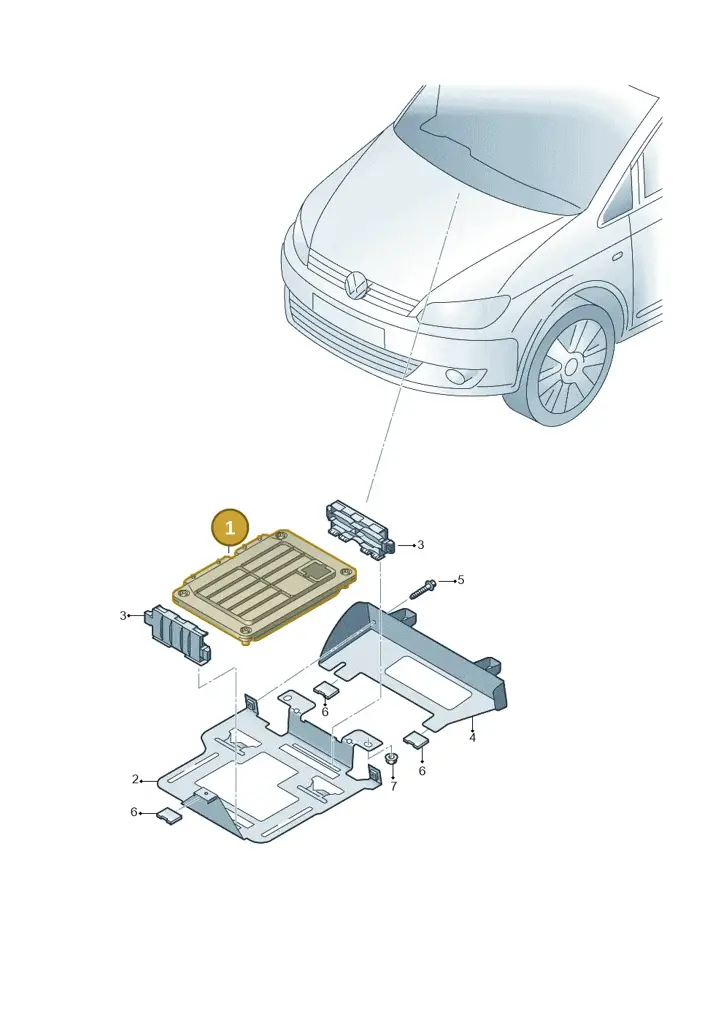 03L906018FT2KC — Volkswagen Caddy Maxi Kombi (2010-2015) diagram 690906200, position 1
