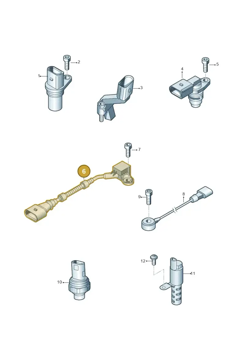 03L957147A — Volkswagen Caddy kombi (2015-2020) diagram 749906300, position 6