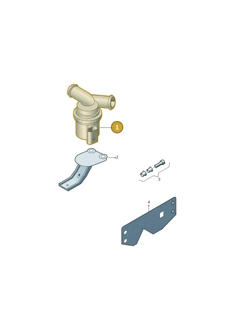 03L965561A — Volkswagen Amarok twin cab (2009-2012) diagram 683965030, position 1