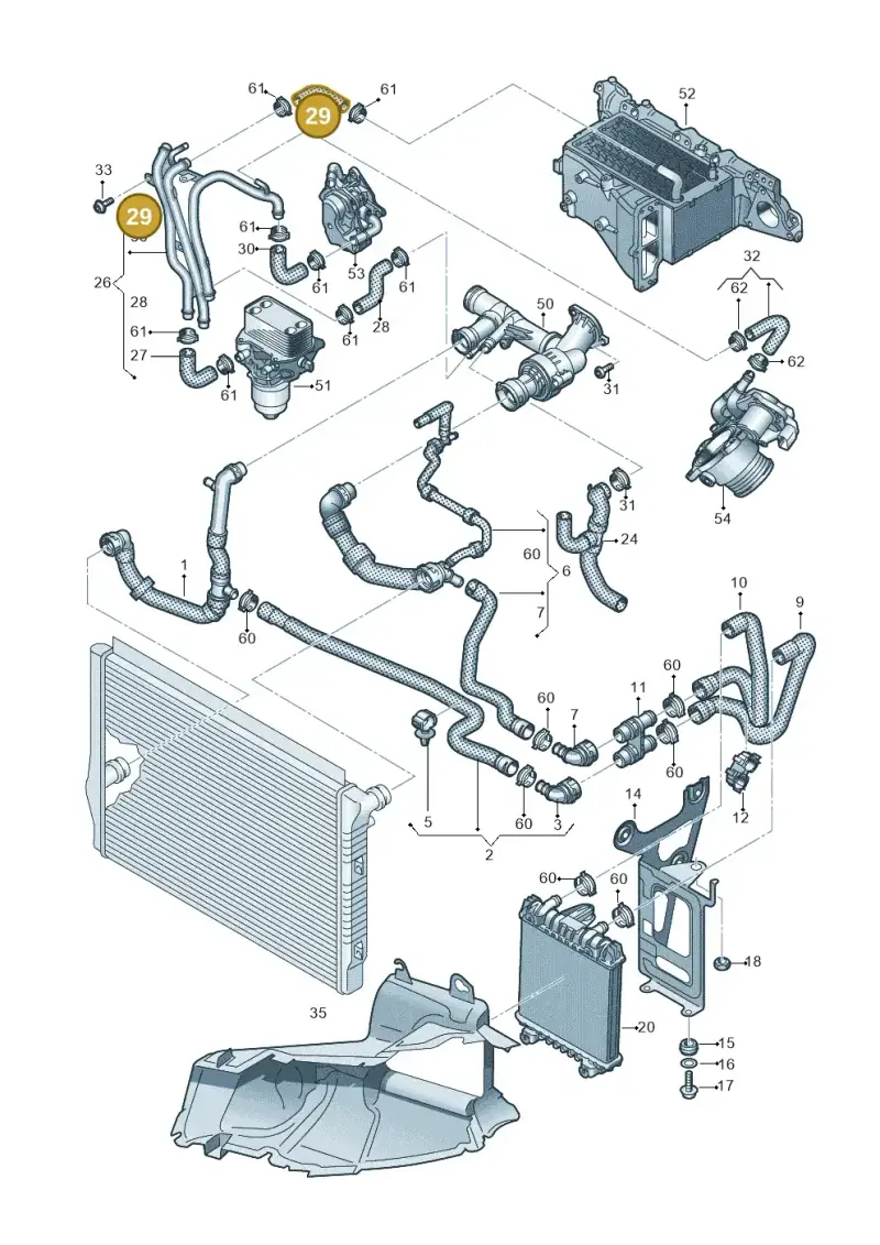 03N121057 — Volkswagen Arteon (2017-2023) diagram 793121410, position 29