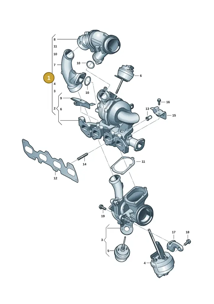 03N145704L — Volkswagen Transport. multivan (2019-2024) diagram 7ep145550, position 1