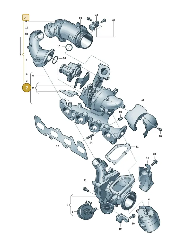 03N145713L — Volkswagen Transport. multivan (2019-2024) diagram 7ep145560, position 2