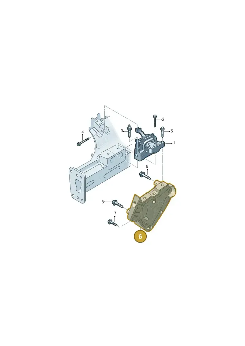 03N199207 — Volkswagen Tiguan 2.0 4Motion (2017-2024) diagram 793199130, position 6