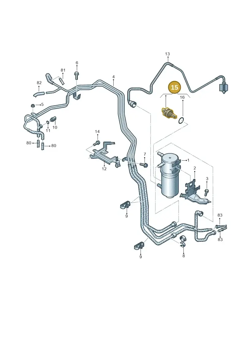 03P907666B — Volkswagen Amarok twin cab (2022-) diagram 749127200, position 15