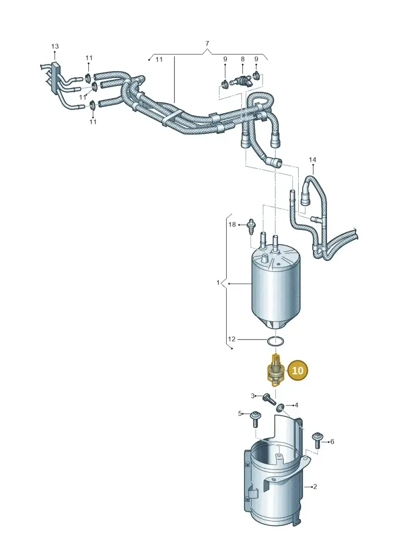03P907666B — Volkswagen MAN TGE 55 (2016-2021) diagram 806127000, position 10