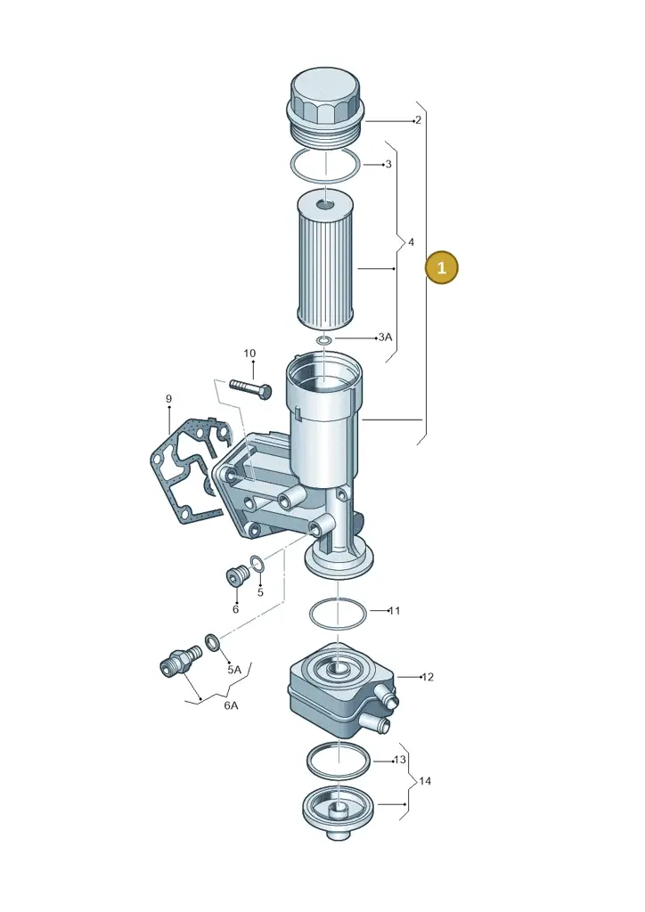 045115389K — Volkswagen New beetle (2011-2016) diagram 194115600, position 1