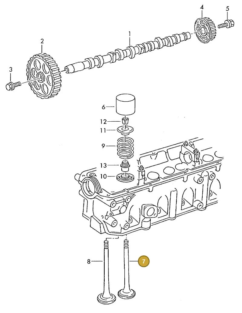 046109601J — Volkswagen MARINE-MOTOR           02> (2002-) diagram 277109200, position 7