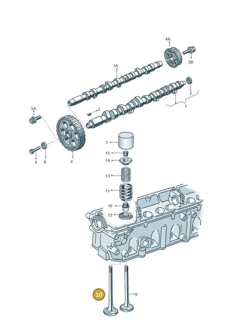 046109611F — Volkswagen LT, LT 4X4 (2003-2006) diagram 117109200, position 10