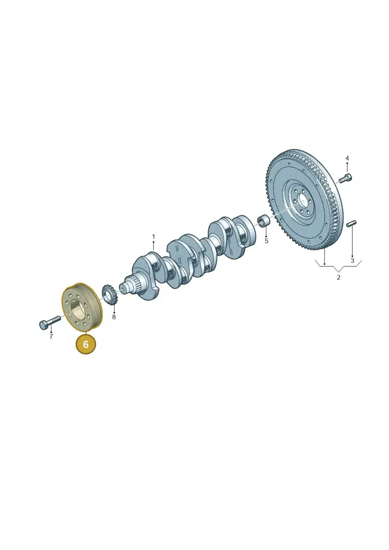 04C105243D — Volkswagen Tiguan 2.0 (2023-) diagram 827105930, position 6