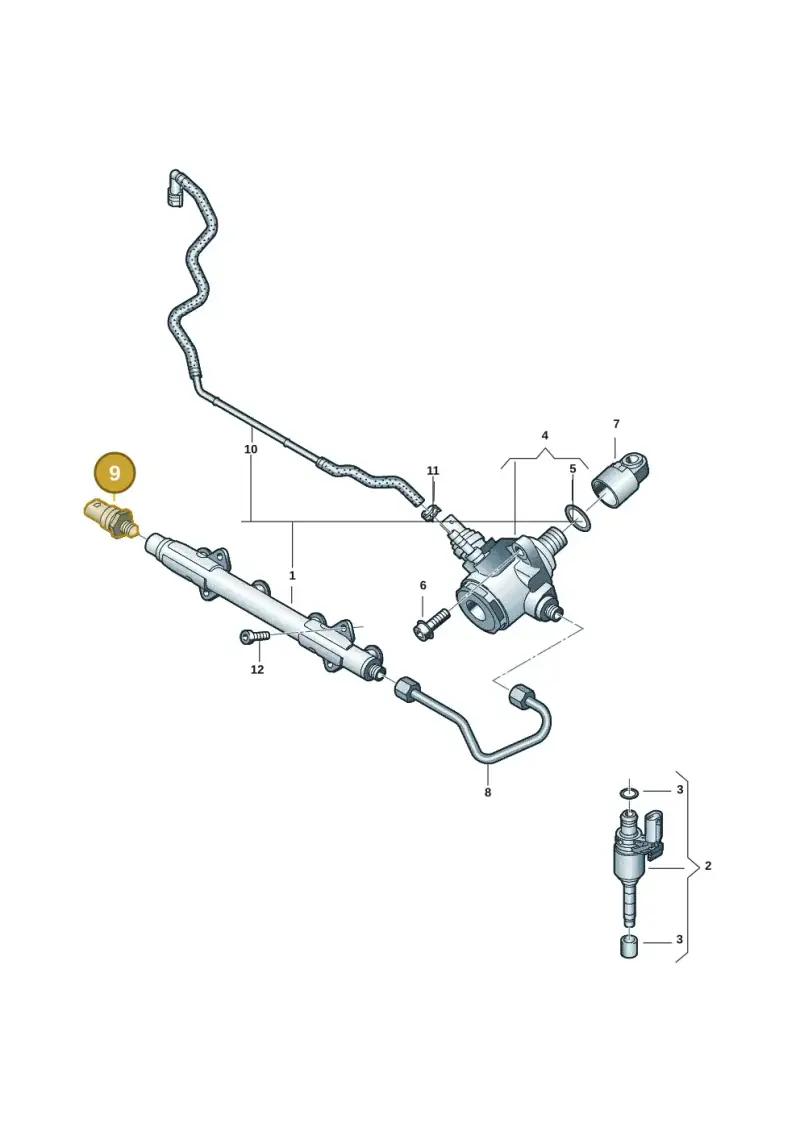 04C906054C — Volkswagen Multivan (2021-) diagram 7t0133140, position 9