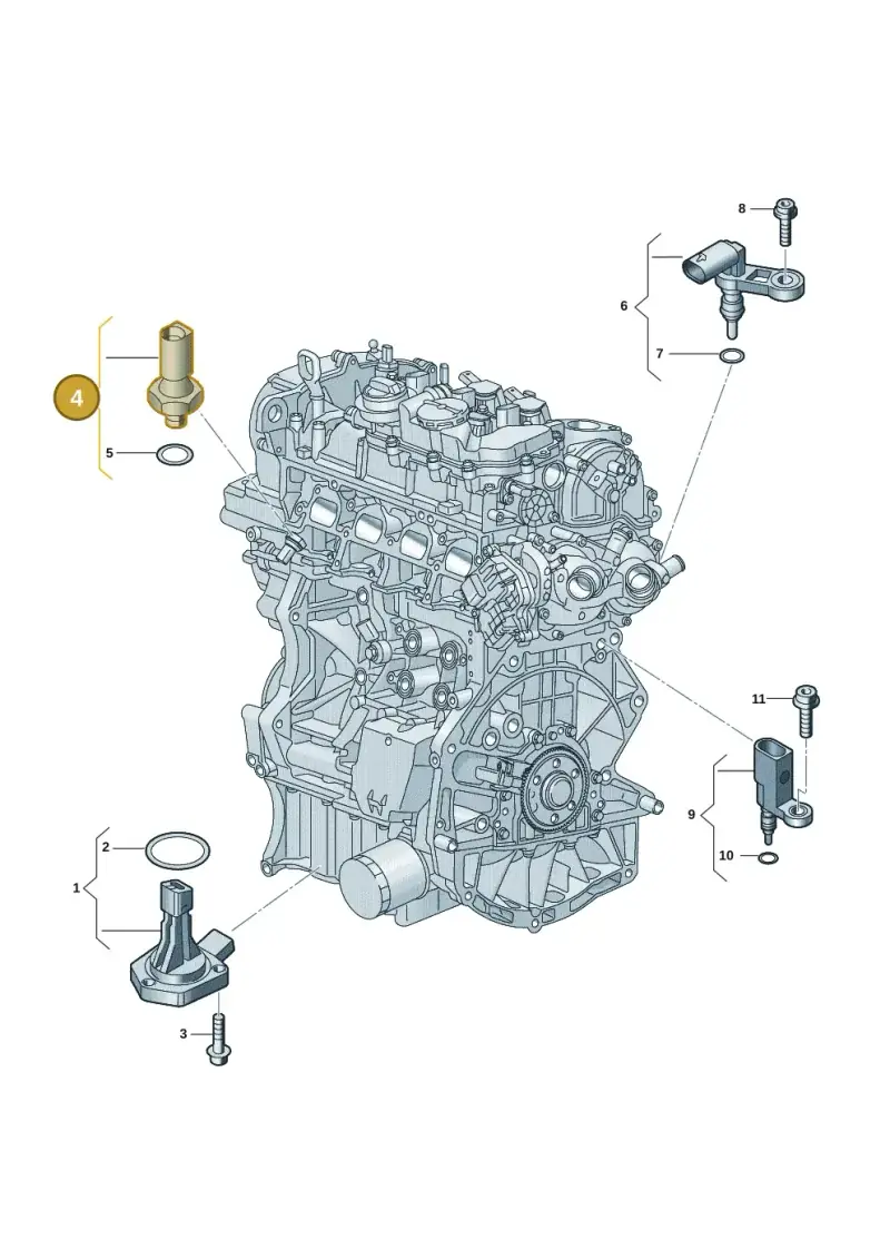 04C906060C — Volkswagen Multivan (2021-) diagram 907660006, position 4