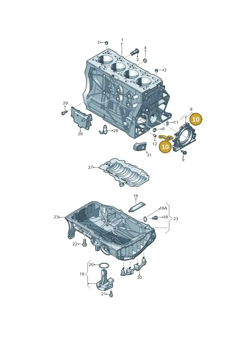 04C906433G — Volkswagen Multivan (2021-) diagram 827103070, position 10