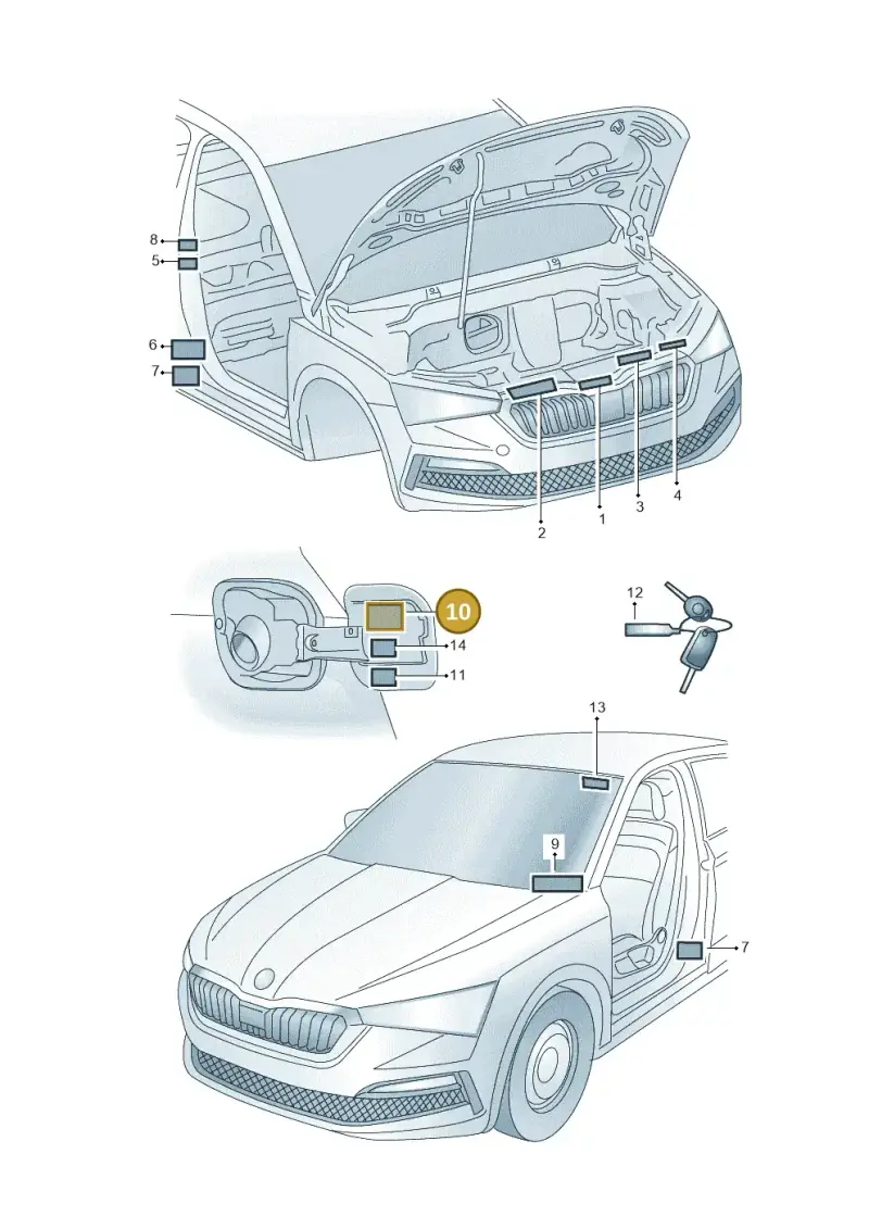 04E010012 — Skoda Karoq (2017-2023) diagram 834010010, position 10